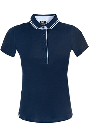 Рубашка поло женская RODI LADY, темно-синий, 100% хлопок, 180 г/м2 (H399896.60)