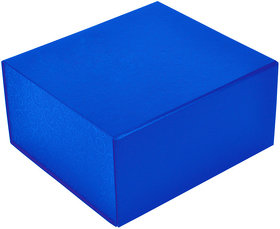 Коробка  подарочная складная ,  синий, 22 x 20 x 11 cm,  кашированный картон,  тиснение, шелкография (H20401/24)