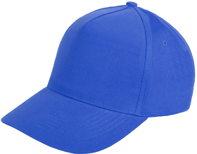 Бейсболка "Optima S", 5 клиньев, металлическая застежка; ярко-синий; 100% хлопок; плотность 175 г/м2 (H19402/241)