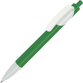 TRIS, ручка шариковая, ярко-зеленый корпус/белый, пластик (H203/15)
