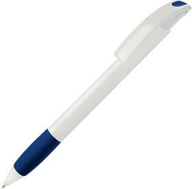 H150/25 - NOVE, ручка шариковая с грипом, синий/белый, пластик