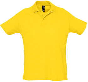 Рубашка поло мужская SUMMER II, жёлтый, 100% хлопок, 170 г/м2 (H711342.301)