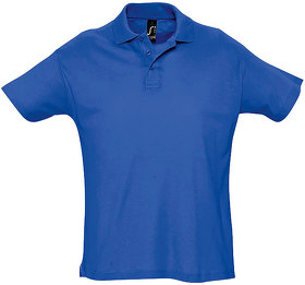 Рубашка поло мужская SUMMER II, ярко-синий, 100% хлопок, 170 г/м2 (H711342.241)