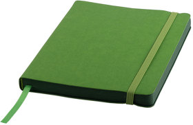 Ежедневник недатированный Shady, А5,  лаймовый, кремовый блок, зеленый обрез (H24700/19)