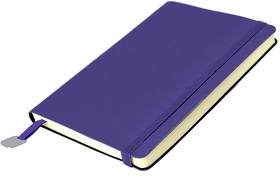 Ежедневник недатированный Boomer, А5,  фиолетовый, кремовый блок, без обреза (H24702/11)