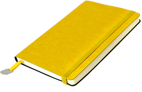Ежедневник недатированный Boomer, А5,  желтый, кремовый блок, без обреза (H24702/03)