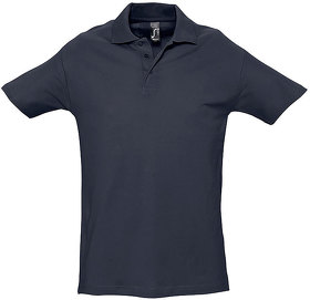 H711362.318 - Рубашка поло мужская SPRING II,темно-синий,2XL,100% хлопок, 210/м2