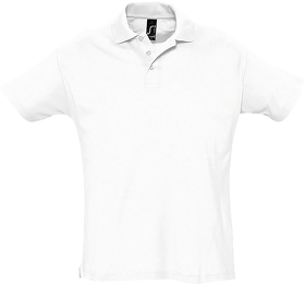 Рубашка поло мужская SUMMER II, белый, 100% хлопок, 170 г/м2 (H711342.102)