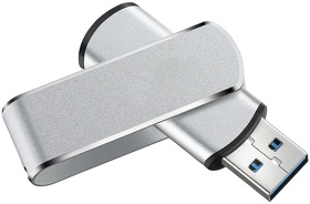 USB flash-карта SWING METAL, 32Гб, алюминий, USB 3.0 (H37302_32Gb)