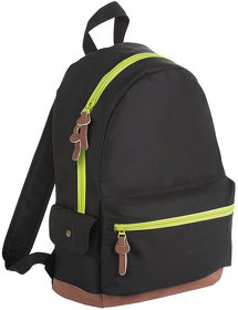 Рюкзак "PULSE", черный/зеленый, полиэстер  600D, 42х30х13 см, V16 литров (H701203.886)