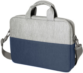 Конференц-сумка BEAM NOTE, серый/темно-синий, 39х30х6.5 см, ткань верха: 100% полиамид, под-д: 100%п