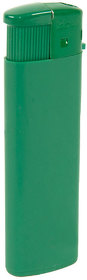 Зажигалка пьезо ISKRA, зеленая, 8,24х2,52х1,17 см, пластик/тампопечать