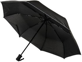 H7440/35 - Зонт LONDON складной, автомат; черный; D=100 см; 100% полиэстер