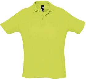 Рубашка поло мужская SUMMER II, зелёное яблоко, 100% хлопок, 170 г/м2 (H711342.280)