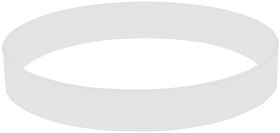 Браслет силиконовый FEST; 20 x 1,2 x 0,2 см; белый; силикон; гравировка (H50140/01)