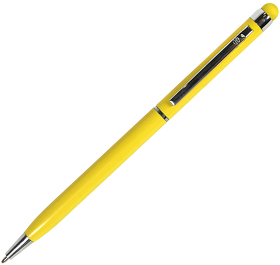 TOUCHWRITER, ручка шариковая со стилусом для сенсорных экранов, желтый/хром, металл (H1102/03)
