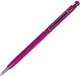 TOUCHWRITER, ручка шариковая со стилусом для сенсорных экранов, розовый/хром, металл (H1102/10)