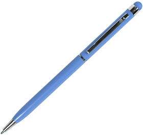 TOUCHWRITER, ручка шариковая со стилусом для сенсорных экранов, голубой/хром, металл