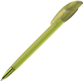 Ручка шариковая GOLF LX, прозрачный желтый, пластик (H411/70)