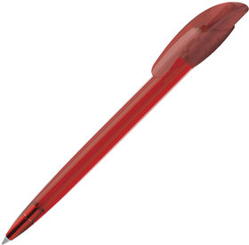 Ручка шариковая GOLF LX, прозрачный красный, пластик