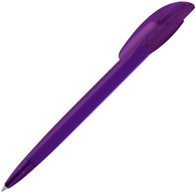 H411/62 - Ручка шариковая GOLF LX, прозрачный фиолетовый, пластик