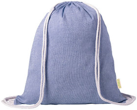 Рюкзак KONIM, синий, 42x38 см, 100% переработанный хлопок, 120 г/м2 (H346392/25)