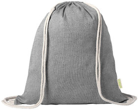 Рюкзак KONIM, черный, 42x38 см, 100% переработанный хлопок, 120 г/м2