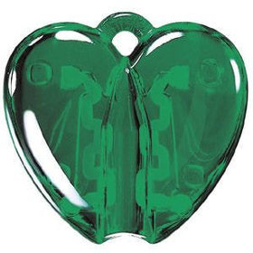 HB0A13/66/110 - HEART CLACK, держатель для ручки, прозрачный зеленый, пластик