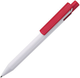 Ручка шариковая Zen, белый/красный, пластик