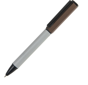BRO, ручка шариковая, коричневый, металл, пластик