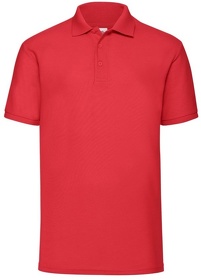 Рубашка поло мужская "65/35 Polo", красный, 65% п/э, 35% х/б, 180 г/м2 (H634020.40)