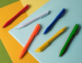 N7, ручка шариковая, синий, пластик