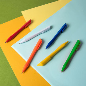 N7, ручка шариковая, синий, пластик