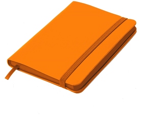H24743/05 - Блокнот SHADY JUNIOR с элементами планирования,  А6, оранжевый, кремовый блок, оранжевый  обрез