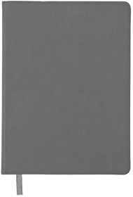 Блокнот SHADY JUNIOR с элементами планирования,  А6, серый, кремовый блок, серый  обрез