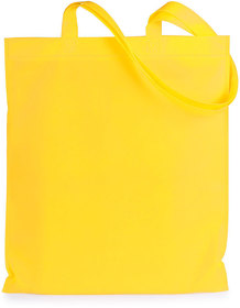 H344622/03 - Сумка для покупок "JAZZIN", желтый, 40 x 36 см; 100% полиэстер, 80г/м2