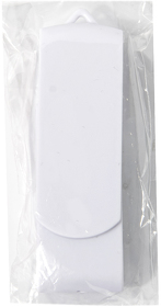 USB flash-карта SWING (8Гб), белый, 6,0х1,8х1,1 см, пластик