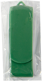 USB flash-карта SWING (8Гб), зеленый, 6,0х1,8х1,1 см, пластик