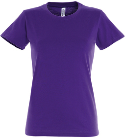 Футболка женская IMPERIAL WOMEN, фиолетовый, 100% х/б, 190 г/м2