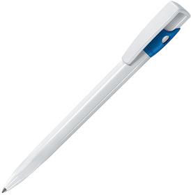 KIKI, ручка шариковая, синий/белый, пластик (H390/24)