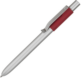 STAPLE MATT, ручка шариковая, красный, алюминий, пластик