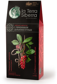 H90034/4 - Чайный напиток со специями из серии "La Terra Siberra" с лимонником дальневосточным 60 гр.