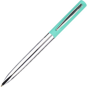 H11062/07 - CLIPPER, ручка шариковая, бирюзовый/хром, металл, покрытие soft touch