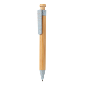 Бамбуковая ручка с клипом из пшеничной соломы (XP610.545)