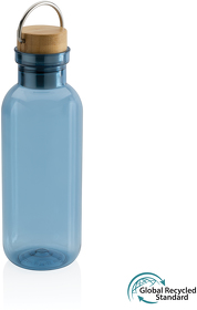 XP433.265 - Бутылка для воды из rPET GRS с крышкой из бамбука FSC, 680 мл