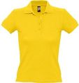 P1895.80 - Рубашка поло женская People 210, желтая