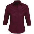 P17010164 - Рубашка женская с рукавом 3/4 Effect 140, бордовая