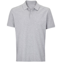 Рубашка поло унисекс Pegase, серый меланж (P04242360)