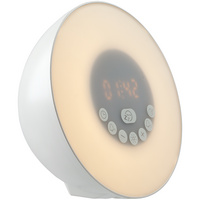 P15729.60 - Лампа-колонка со световым будильником dreamTime, ver.2, белая