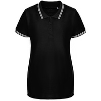 P11139.30 - Рубашка поло женская Virma Stripes Lady, черная